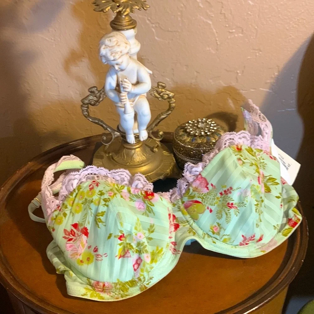 NWT Oscar De La Renta Pink Label Bra.  Sz 36B